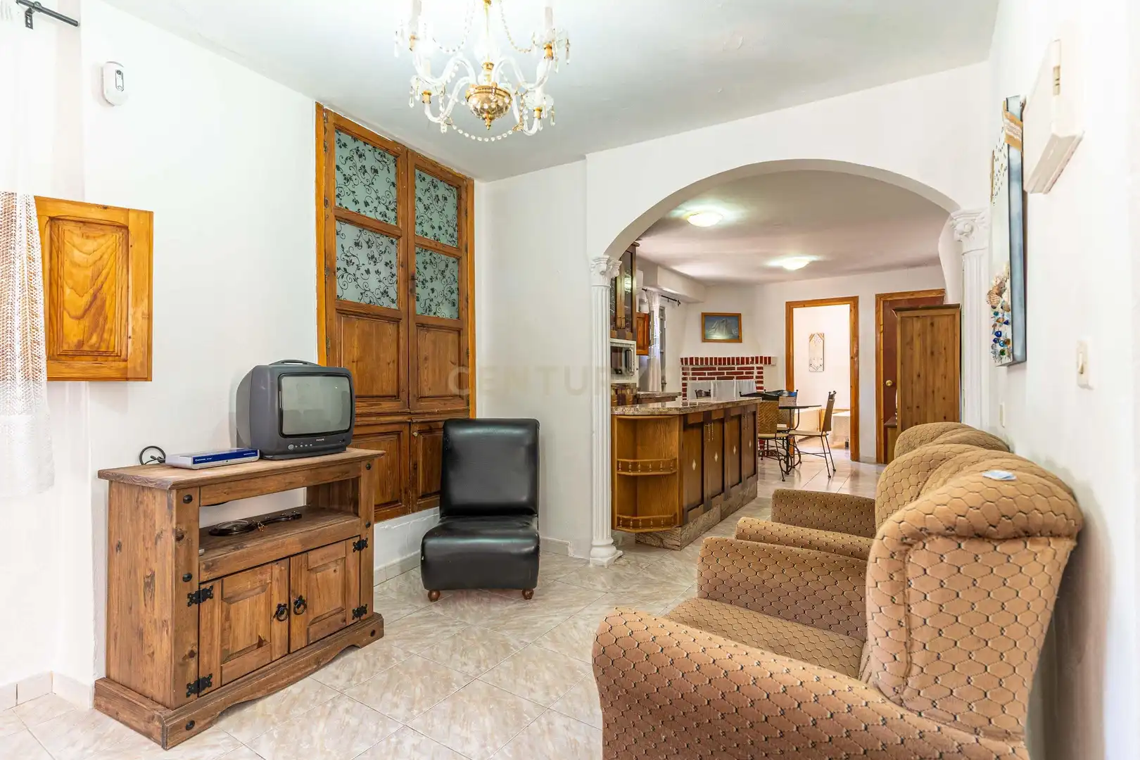 Wohnzimmer von Haus oder Chalet zum Verkauf in Torvizcón mit Klimaanlage, Möbliert und Balkon
