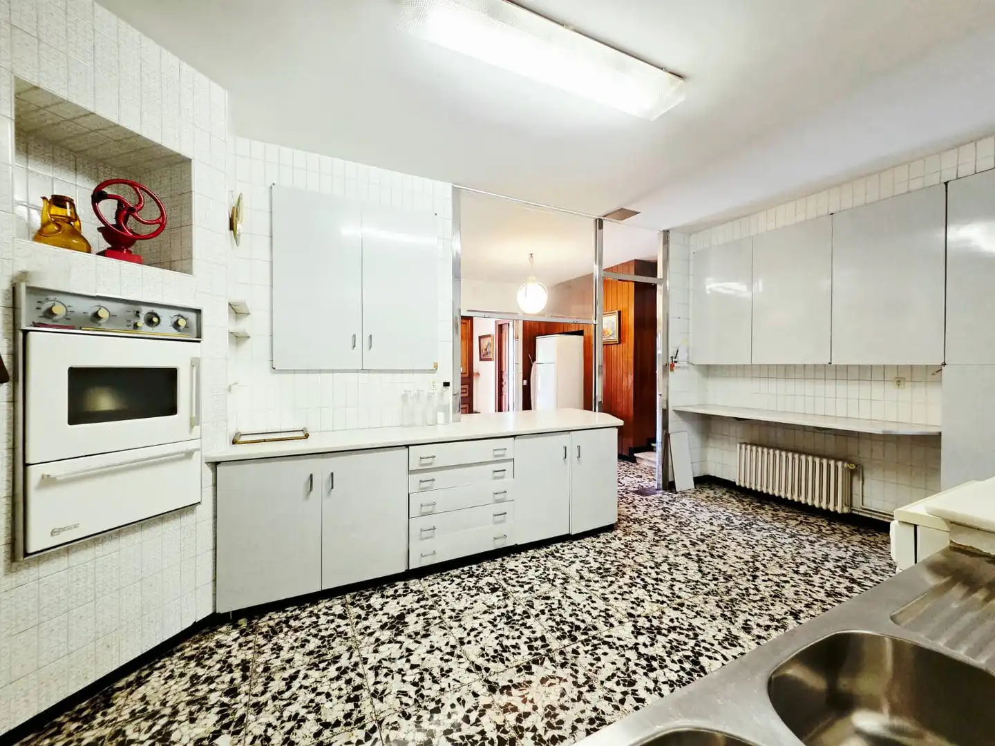 Kitchen of Flat for sale in Barcelona  with Air Conditioner, Heating and Parquet flooring