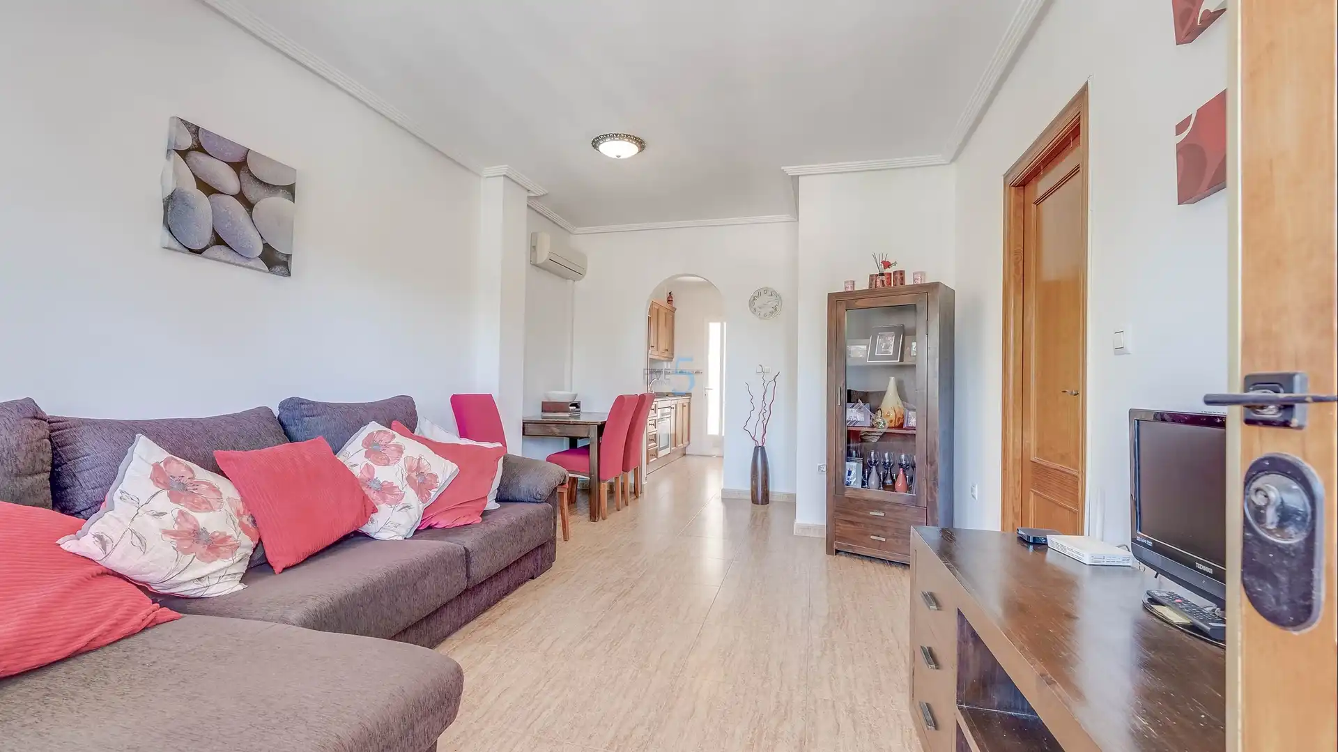 Sala de estar de Piso en venta en San Pedro del Pinatar con Terraza, Piscina y Amueblado