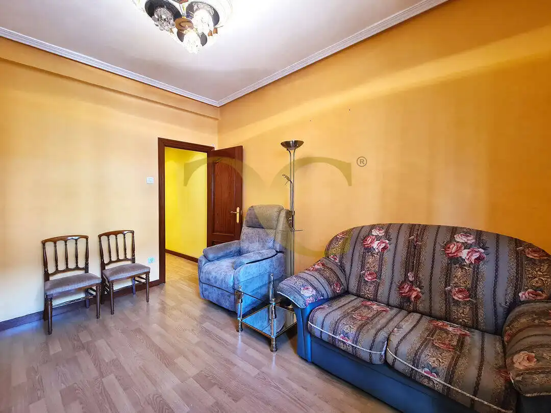 Sala d'estar de Pis en venda en Oviedo 