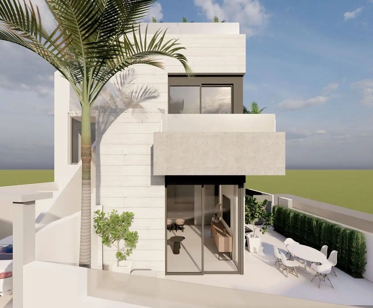 Terraza de Casa o chalet en venta en Pilar de la Horadada con Aire acondicionado, Jardín privado y Terraza