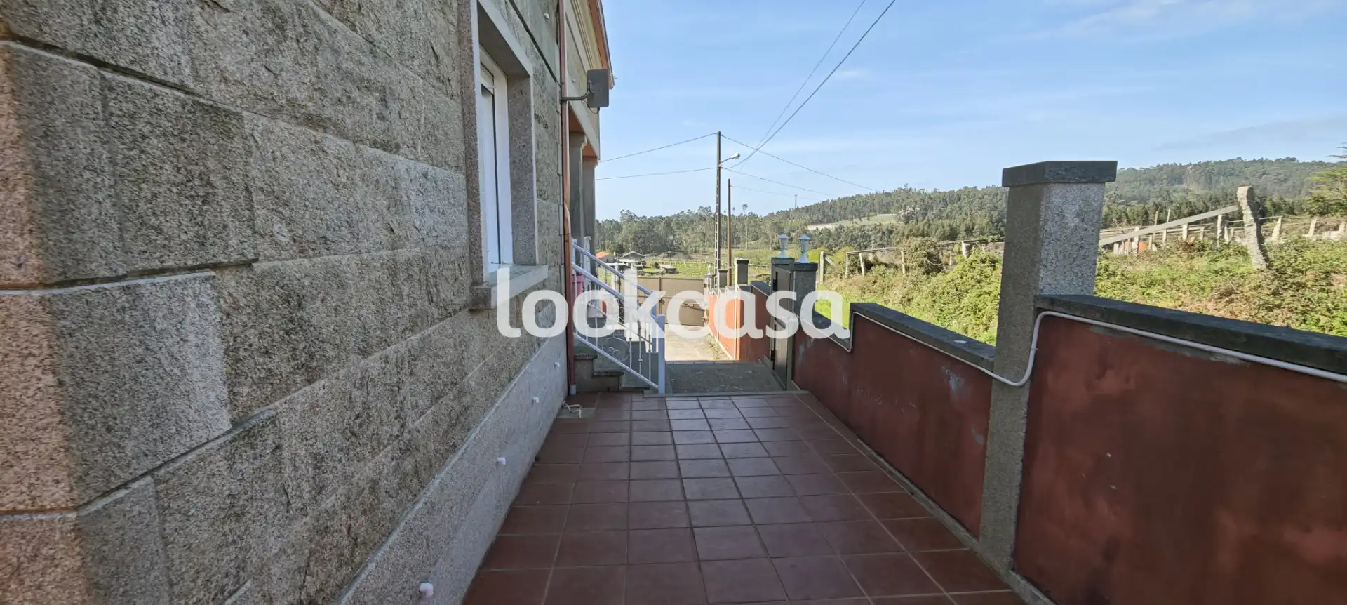 Vista exterior de Casa o chalet en venta en Meis con Calefacción, Jardín privado y Parquet