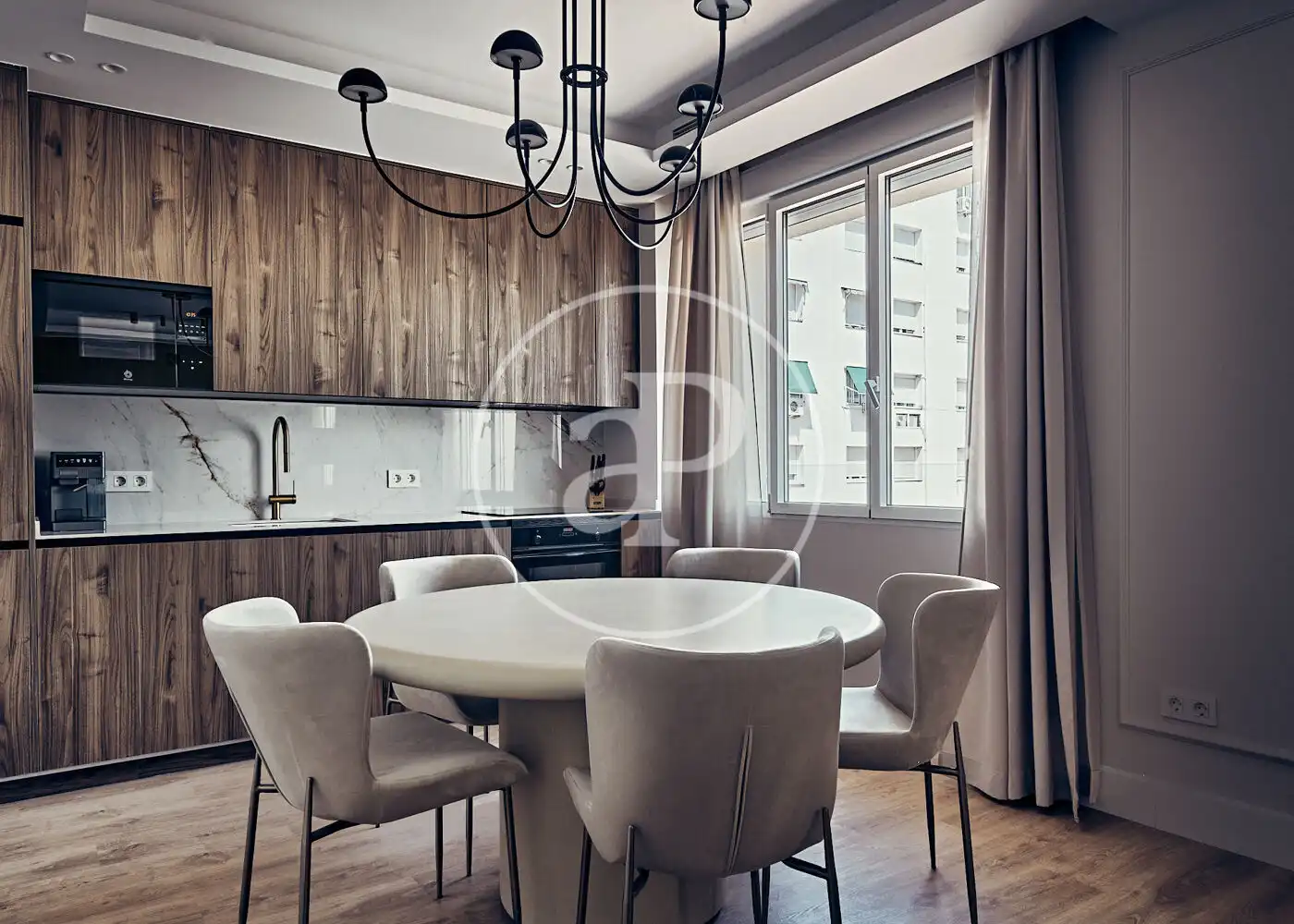 Dining room of Flat for sale in Madrid  with Air Conditioner, Heating and Furnished
