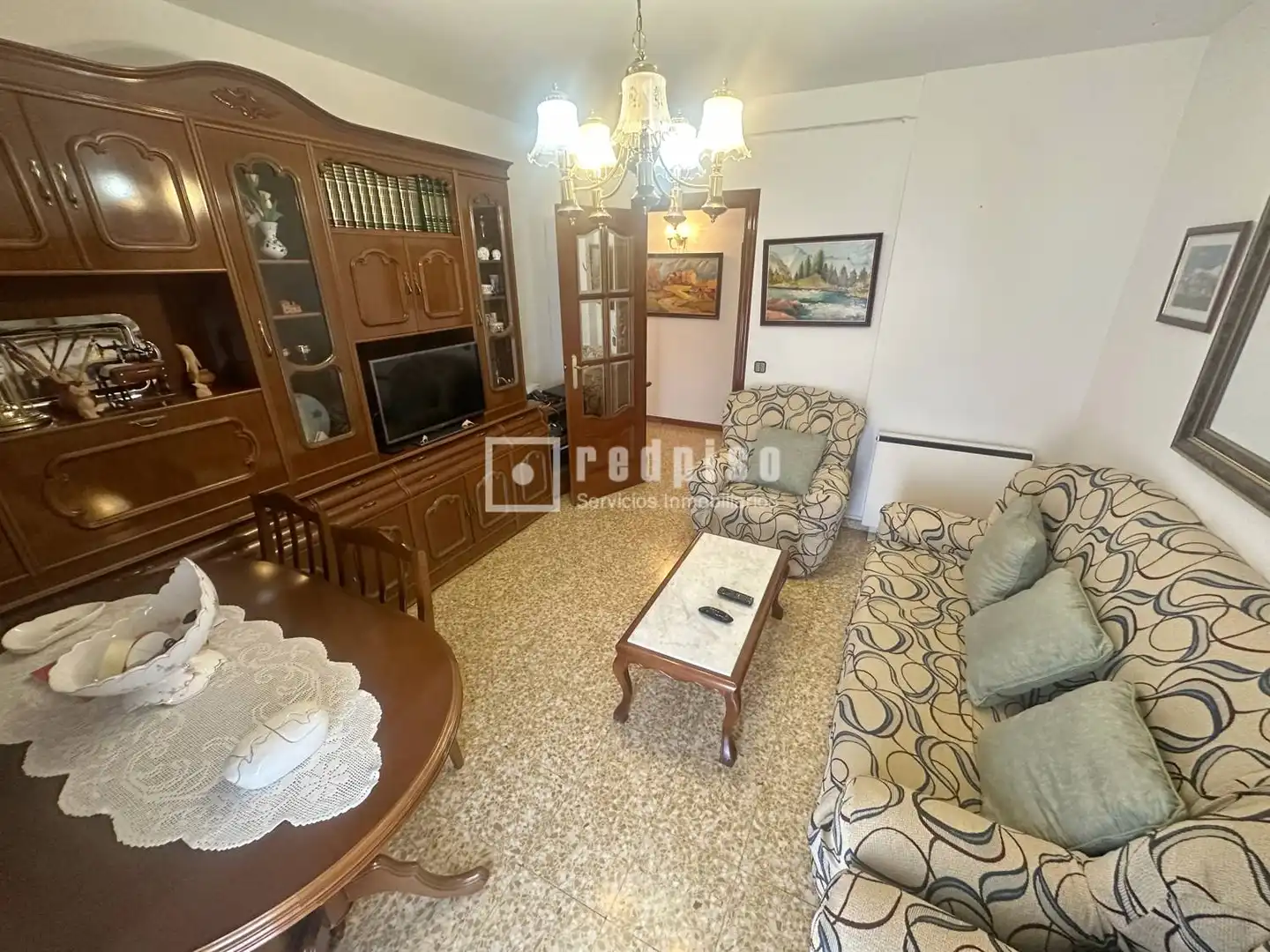 Living room of Flat for sale in Madrid  with Heating, Terrace and Storage room