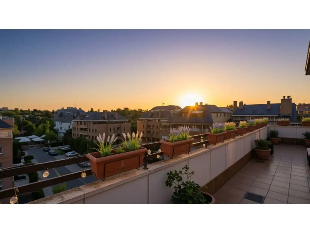 Terrassa de Dúplex de lloguer en Majadahonda amb Jardí privat, Terrassa i Piscina