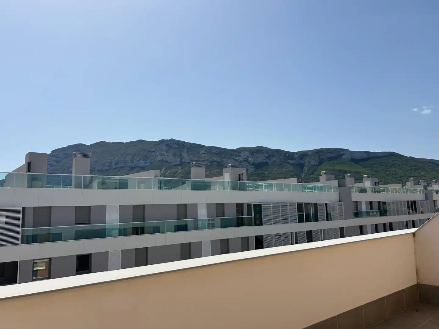 Terraza de Apartamento de alquiler en Dénia con Aire acondicionado, Jardín privado y Terraza