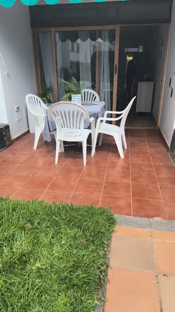 Terrasse von Maisonette zur Miete in San Bartolomé de Tirajana mit Parkett, Möbliert und Waschmaschine