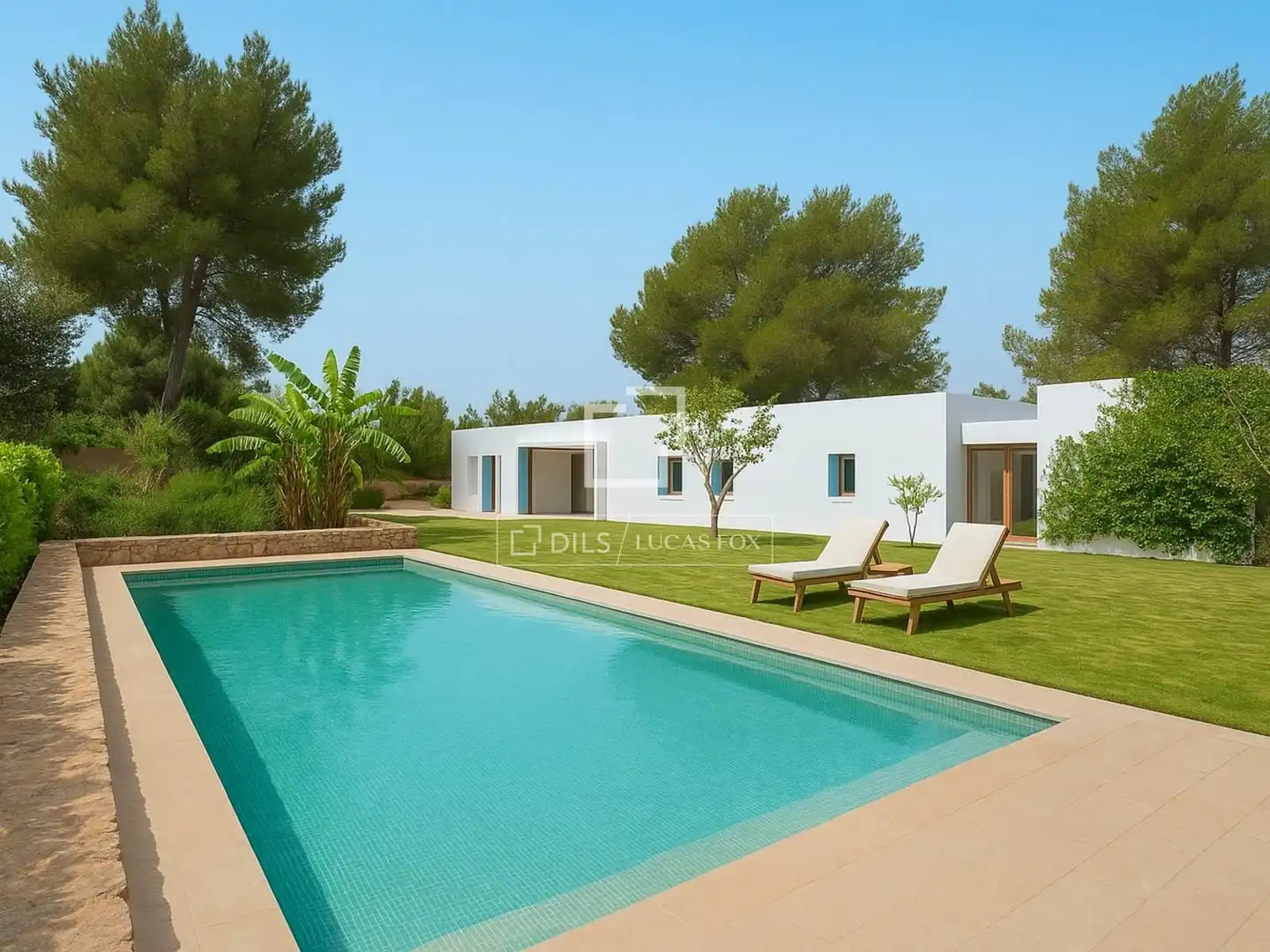 Vista exterior de Casa o chalet en venta en Santa Eulària des Riu con Aire acondicionado, Calefacción y Jardín privado