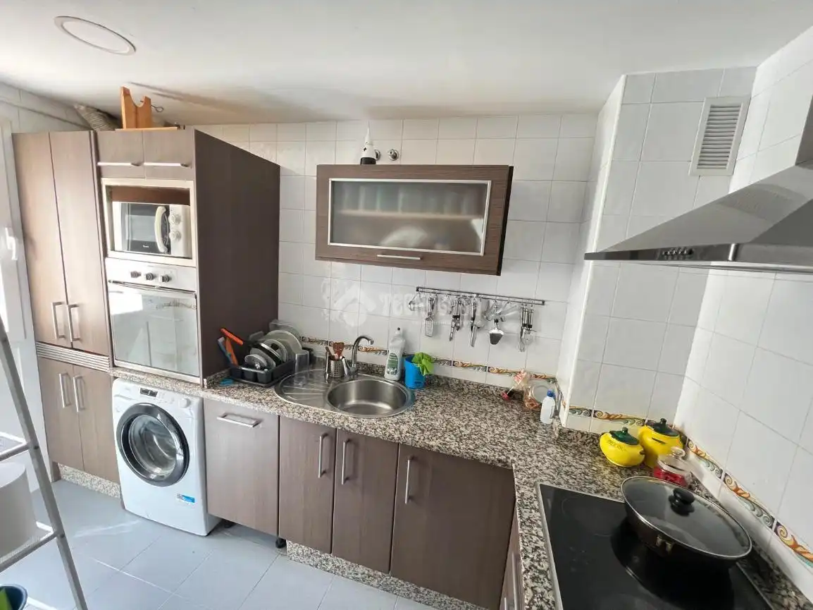 Kitchen of Flat for sale in Dos Hermanas  with Air Conditioner, Heating and Terrace