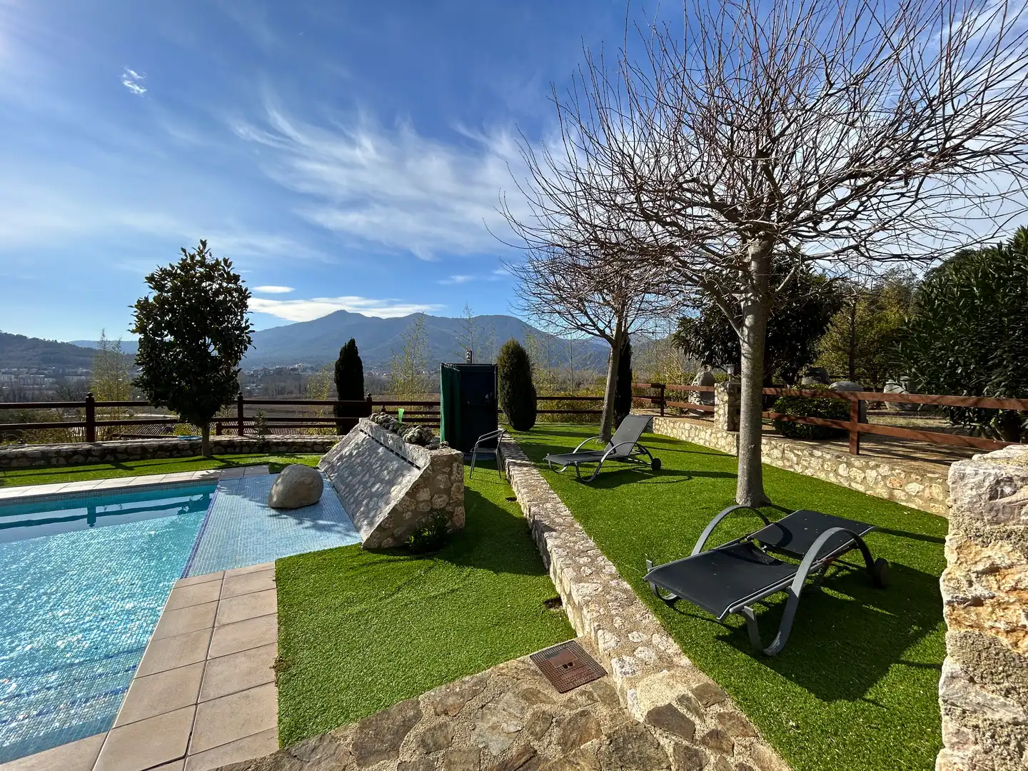Terraza de Casa o chalet en venta en Sant Julià del Llor i Bonmatí con Aire acondicionado, Jardín privado y Terraza