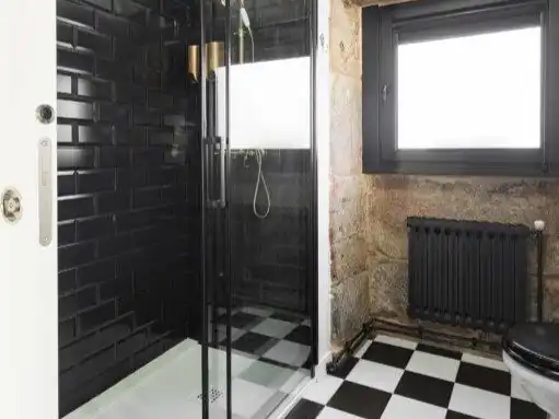 Bathroom of Detached homes for sale in Corcubión, A Coruña