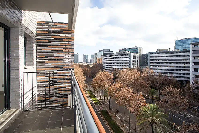 Terrace of Flat for rent in Barcelona  with Terrace, Storage room and Oven