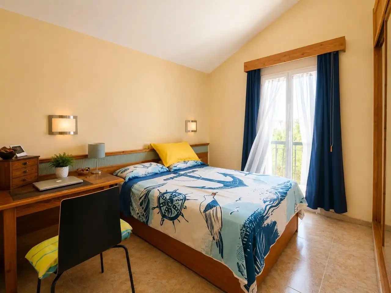 Schlafzimmer von Wohnung zum Verkauf in San Bartolomé de Tirajana mit Klimaanlage, Terrasse und Möbliert