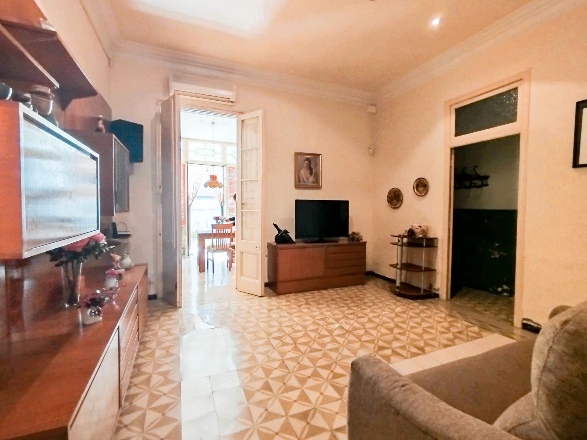 Living room of House or chalet for sale in  Barcelona Capital