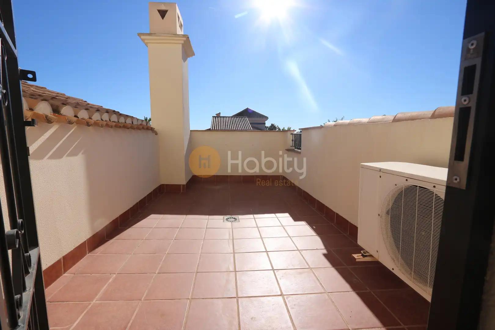 Terraza de Casa o chalet en venta en Fuente Álamo de Murcia con Aire acondicionado, Calefacción y Jardín privado