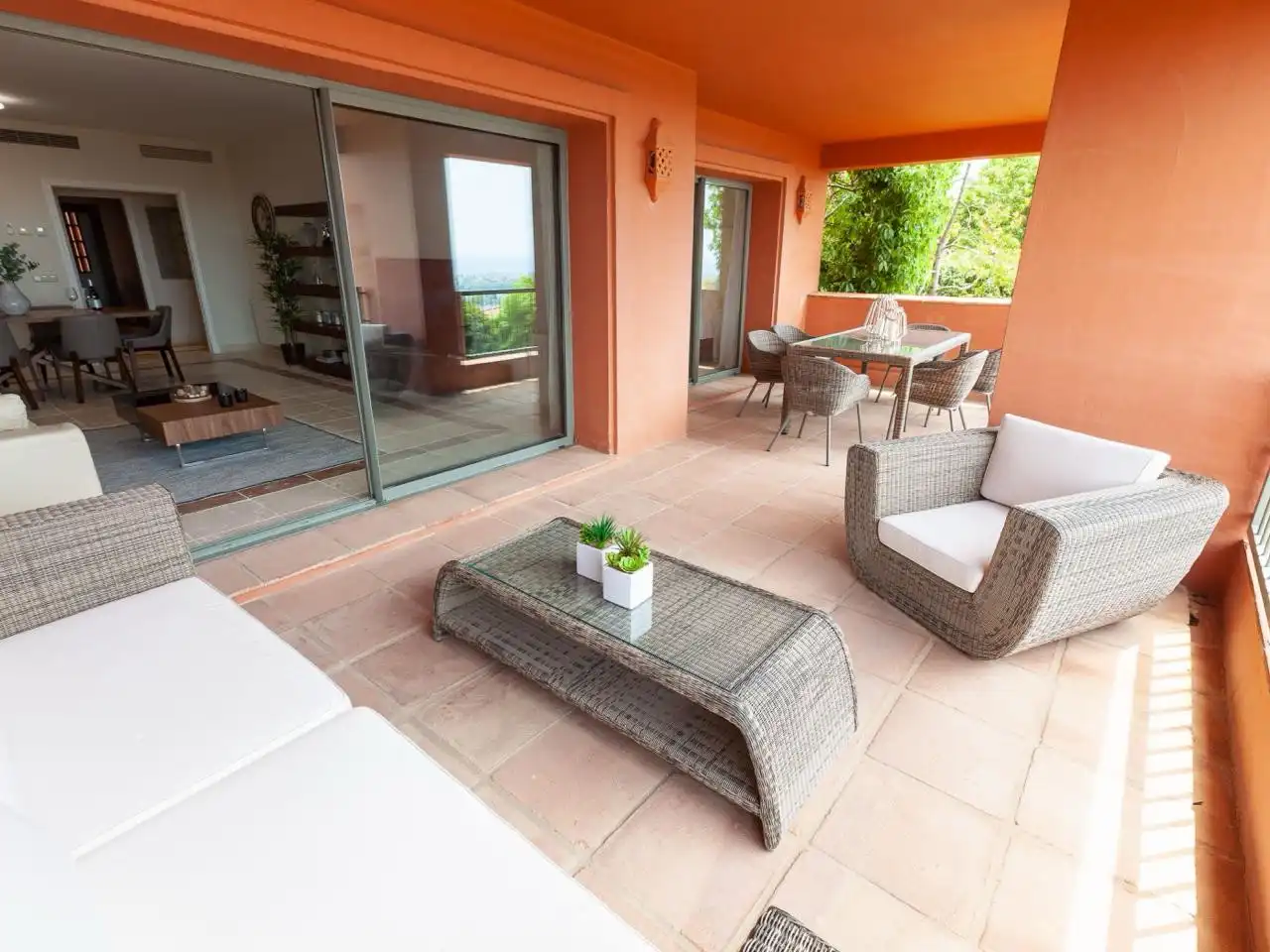 Terrace of Apartments for sale in Los Flamingos