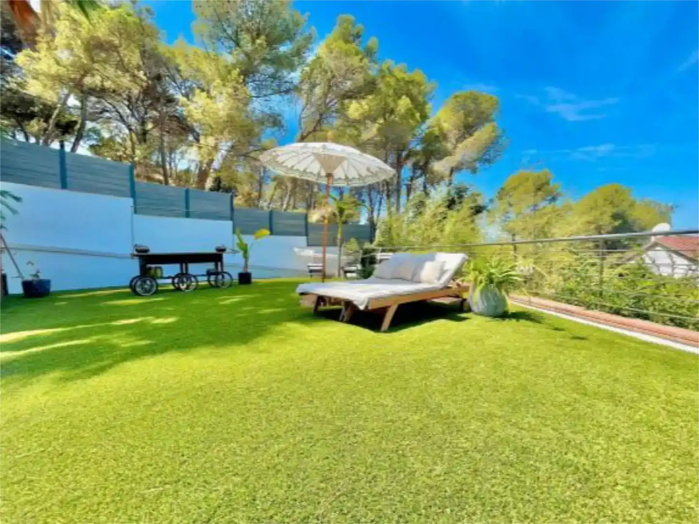 Terrassa de Casa o xalet en venda en Blanes amb Aire condicionat i Piscina