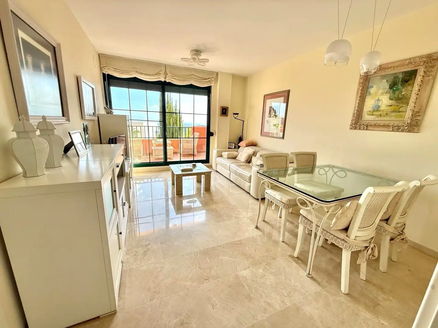Sala de estar de Apartamento en venta en Finestrat con Aire acondicionado, Calefacción y Terraza