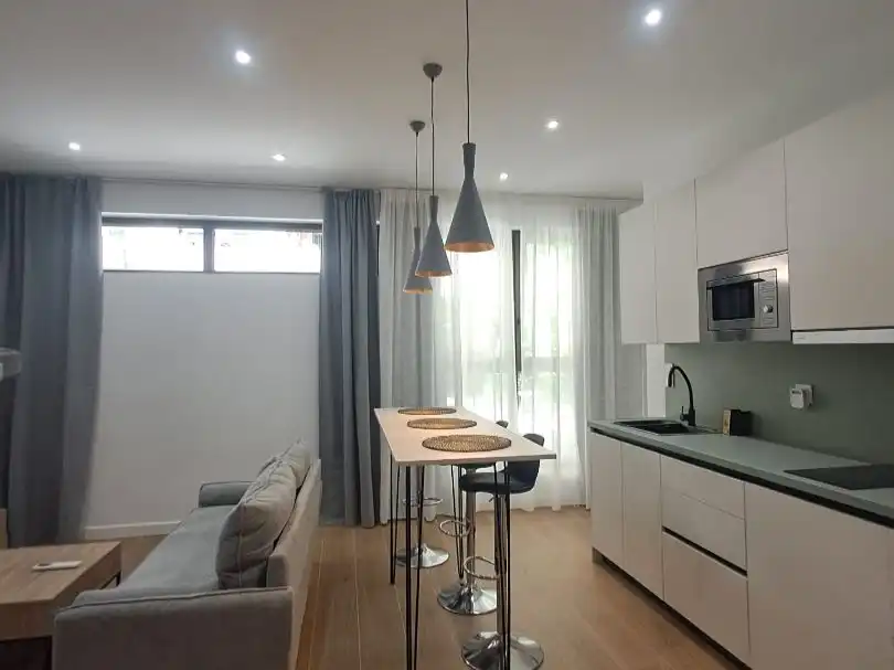 Kitchen of Apartments for sale in  Granada Capital  with Air Conditioner, Swimming Pool and Balcony