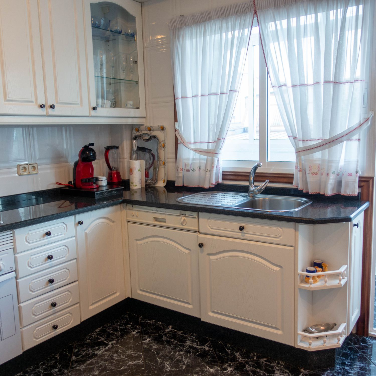Kitchen of Flat to rent in O Porriño    with Heating, Furnished and Balcony