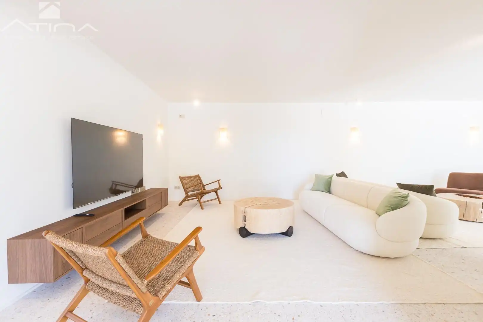 Sala de estar de Casa o chalet en venta en Jávea / Xàbia con Aire acondicionado, Calefacción y Jardín privado