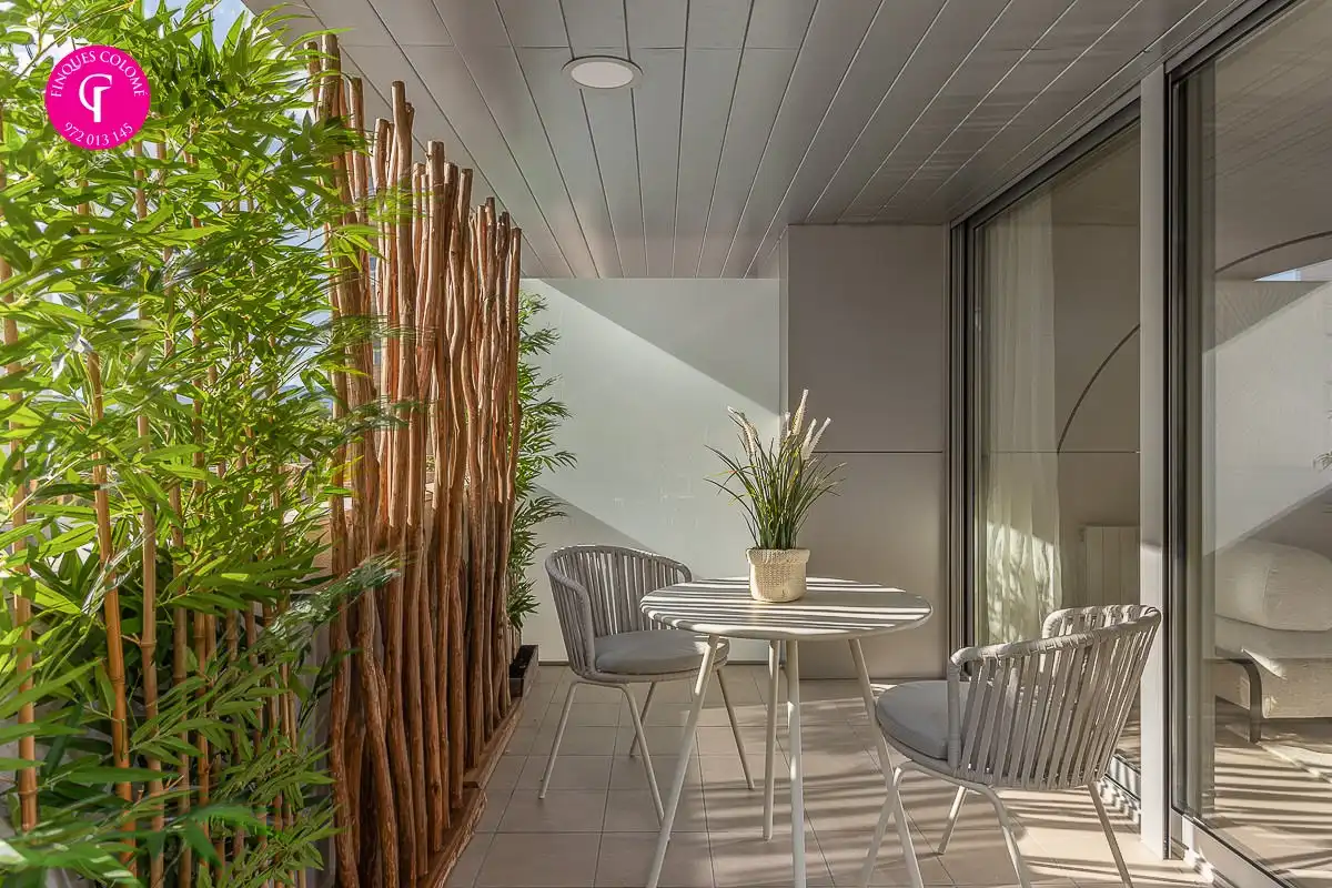 Terrace of Flat for sale in Girona  with Air Conditioner, Heating and Swimming Pool