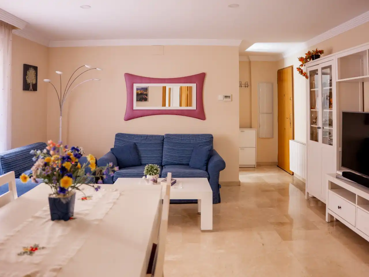 Living room of Flat for sale in Maracena  with Air Conditioner, Terrace and Balcony