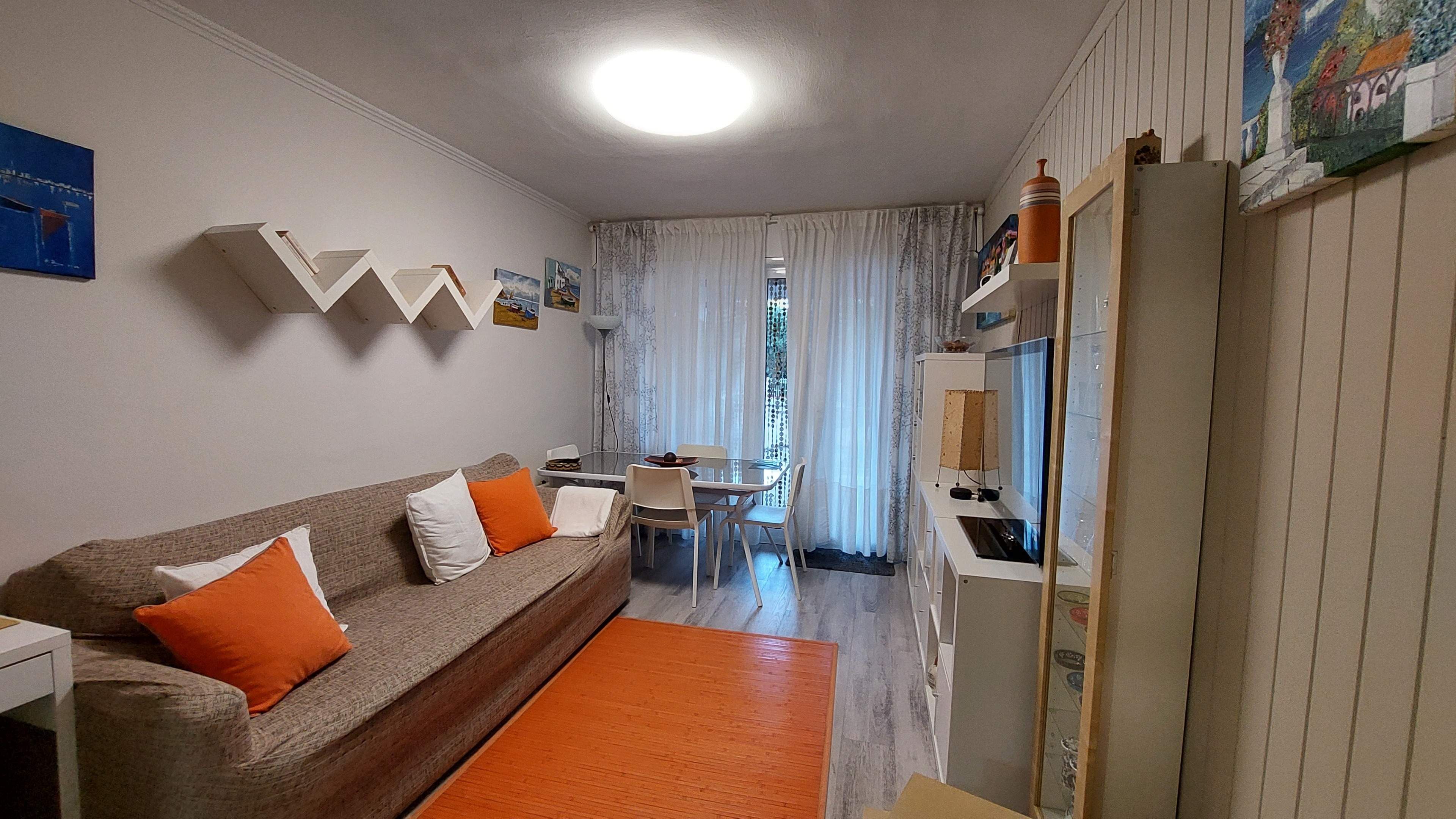 Sala de estar de Piso en venta en Salou con Jardín privado, Parquet y Terraza