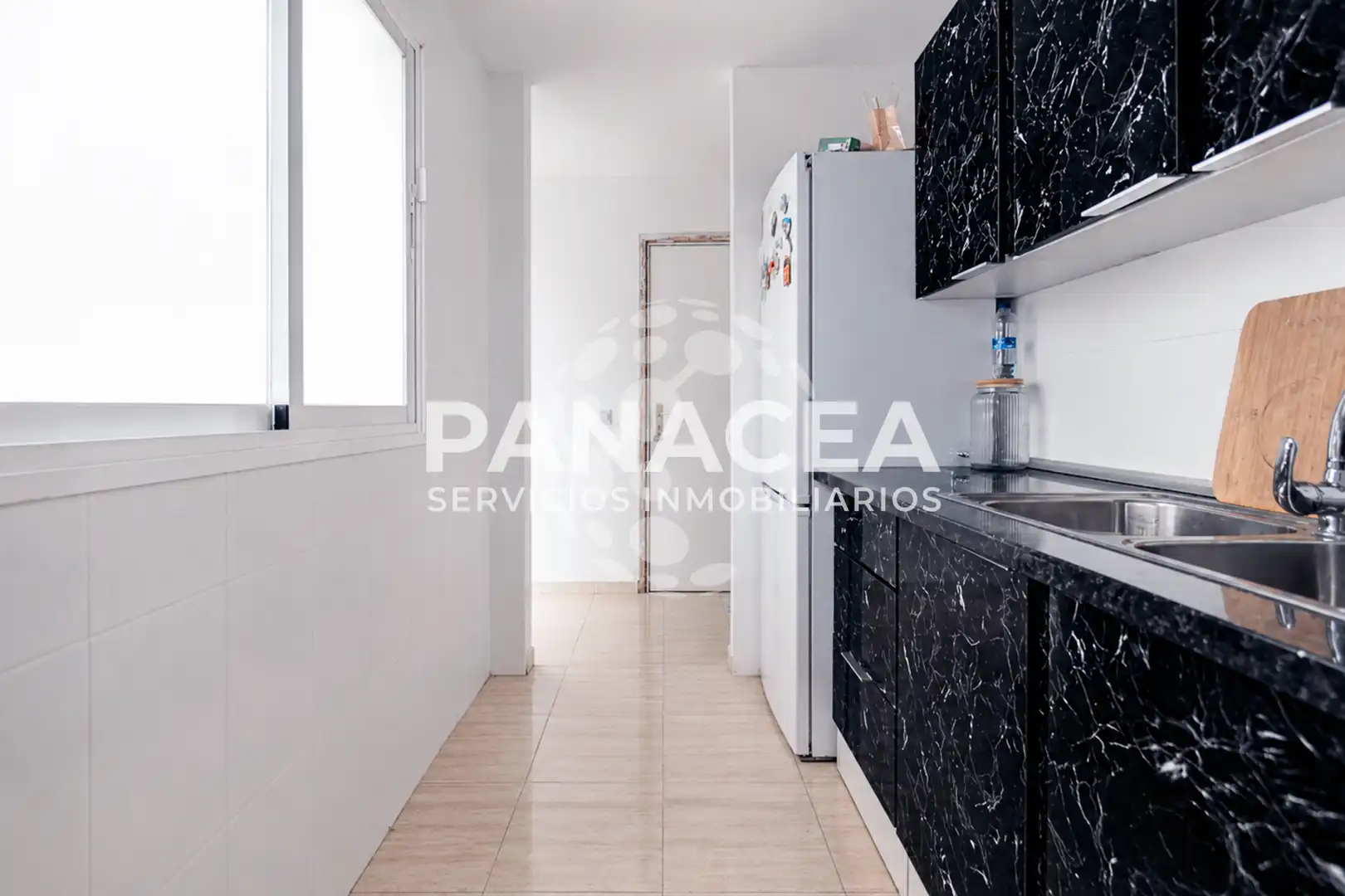 Kitchen of Flat for sale in Vícar  with Furnished, Oven and Microwave