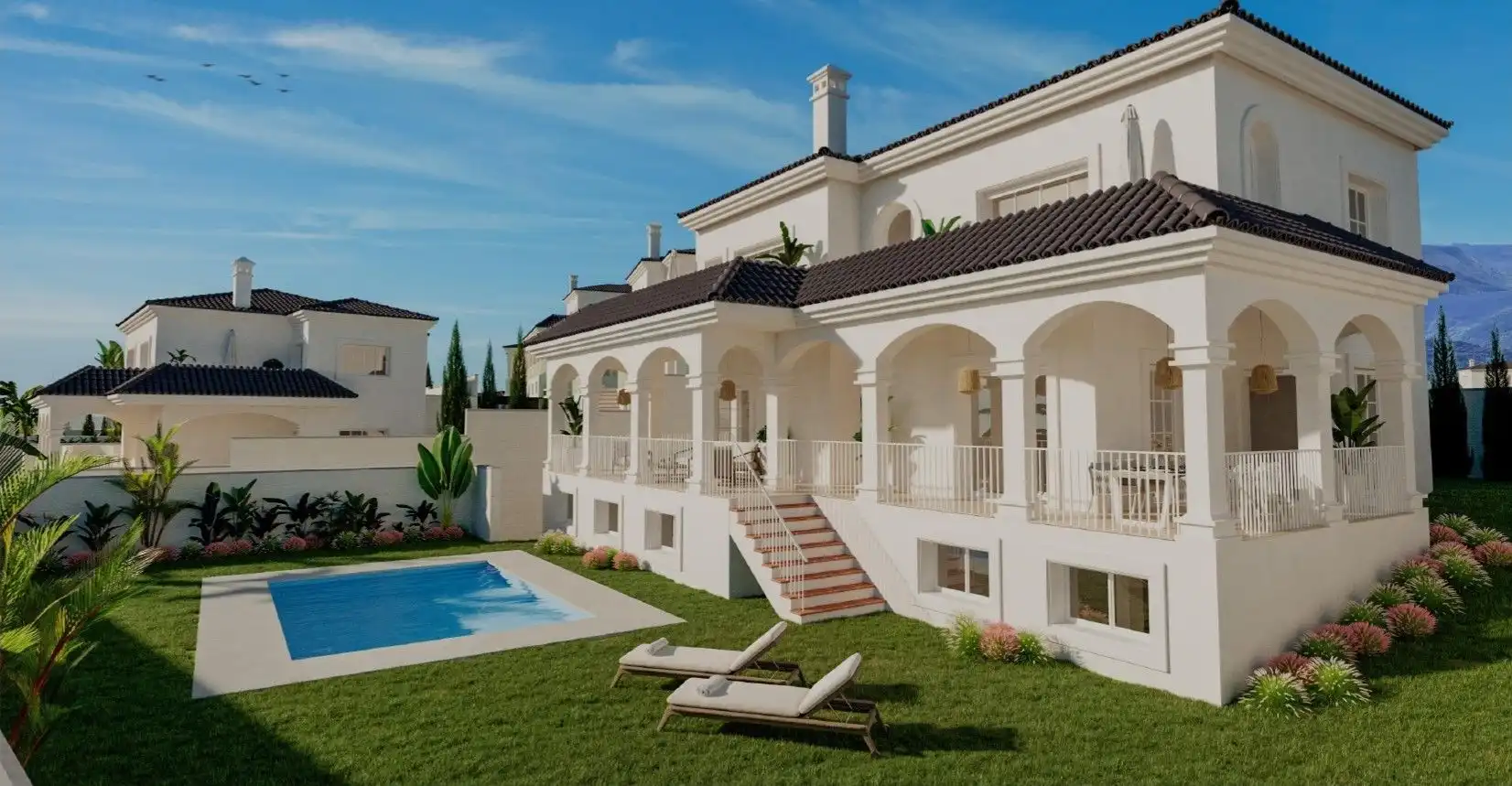 Jardí de Casa o xalet en venda en Los Barrios amb Terrassa, Traster i Piscina