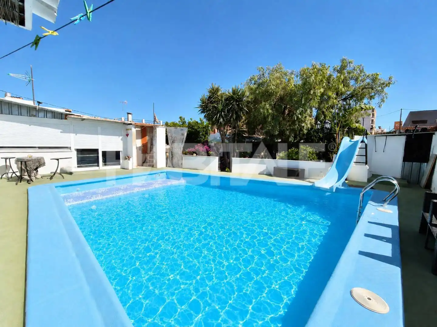 Swimming pool of Houses for sale in Alborache  with Terrace, Storage room and Swimming Pool