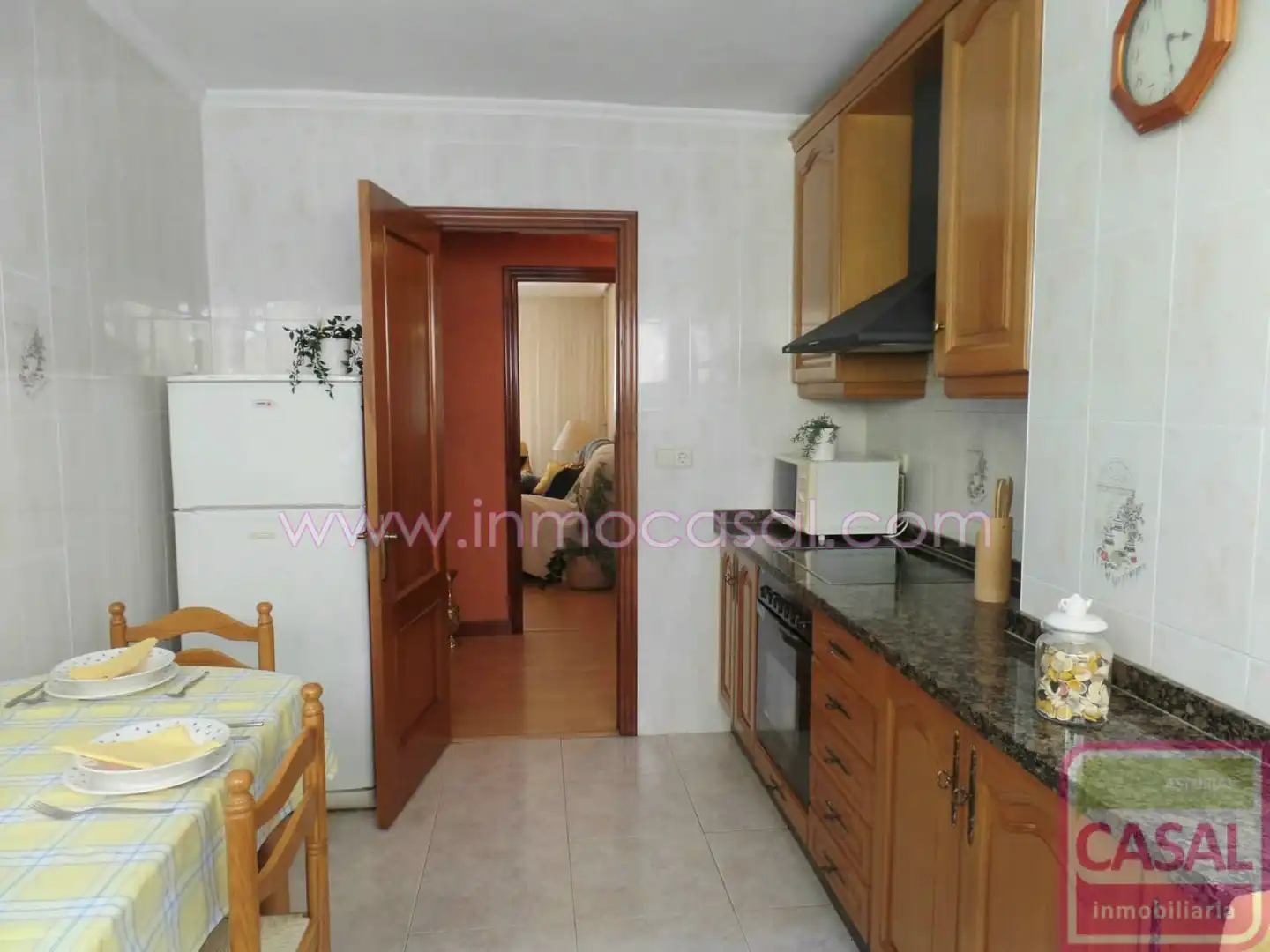 Kitchen of Flat for sale in Oviedo   with Heating, Storage room and Furnished
