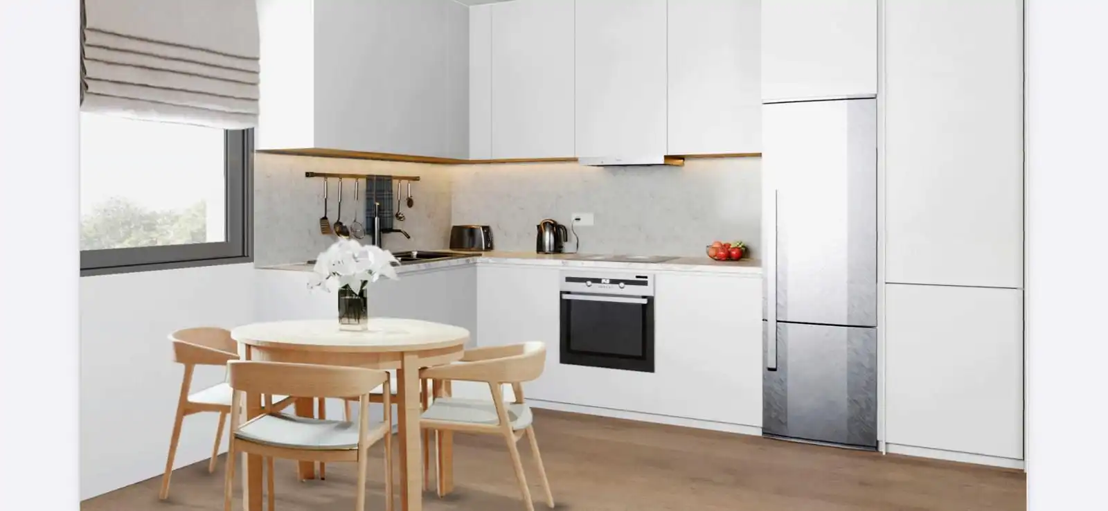 Cocina de Casa o chalet en venta en Alhaurín de la Torre con Aire acondicionado, Calefacción y Jardín privado