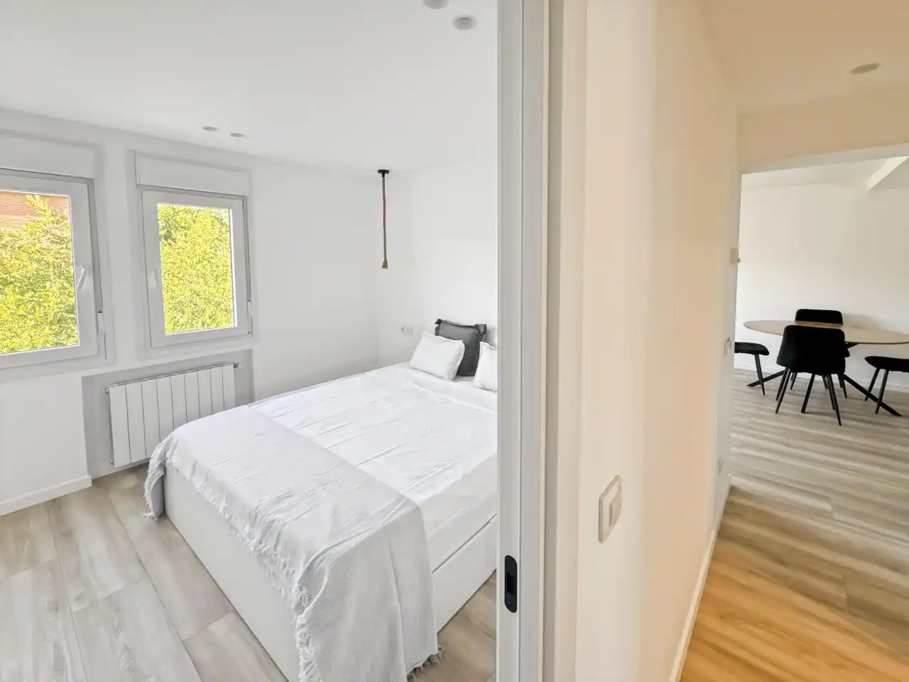 Bedroom of Flat for sale in Madrid  with Heating