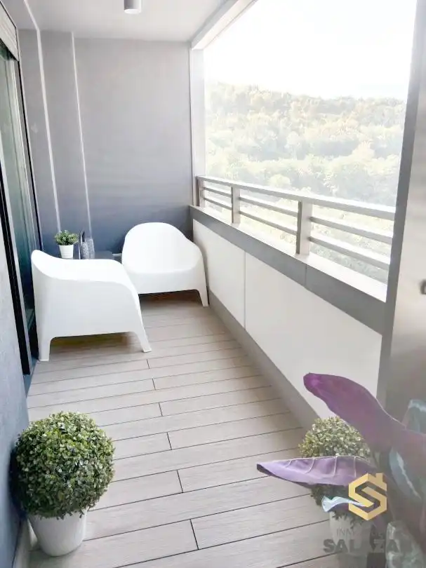 Terraza de Ático de alquiler en Bilbao  con Calefacción, Jardín privado y Terraza