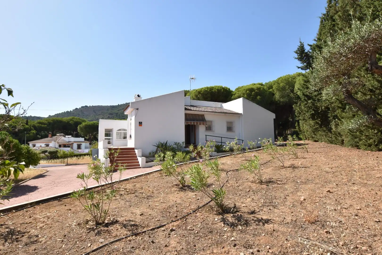 Vista exterior de Casa o xalet en venda en Alhaurín de la Torre amb Jardí privat, Terrassa i Piscina comunitària