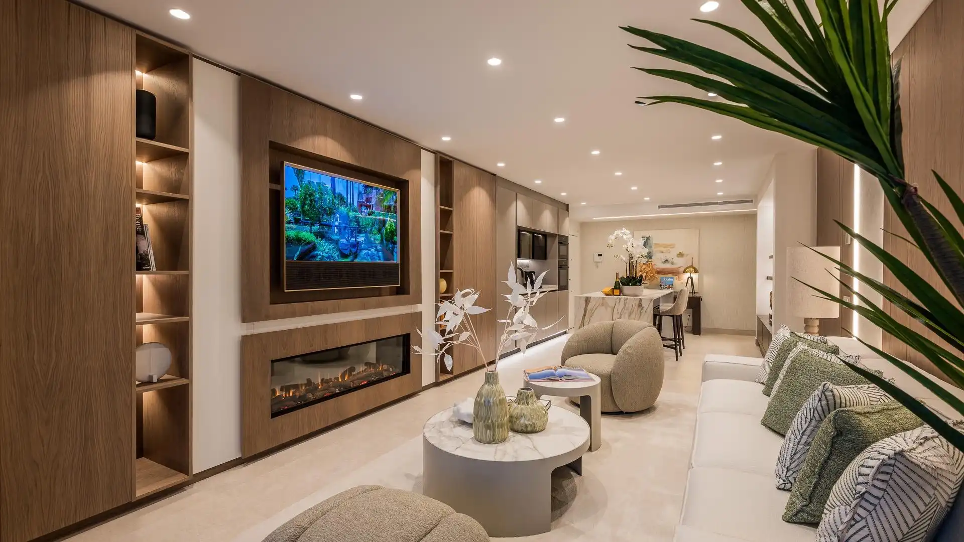 Living room of Apartments for sale in Estepona  with Air Conditioner, Terrace and Storage room