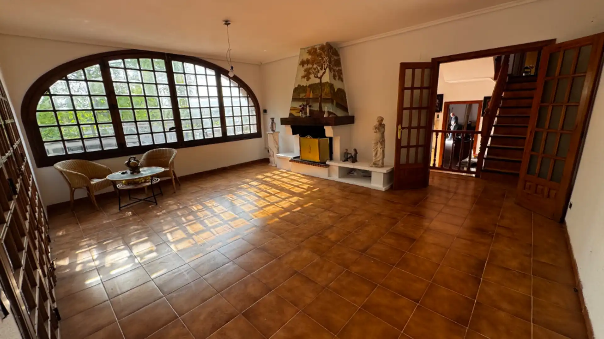 Sala d'estar de Casa o xalet en venda en El Catllar  amb Calefacció, Jardí privat i Terrassa