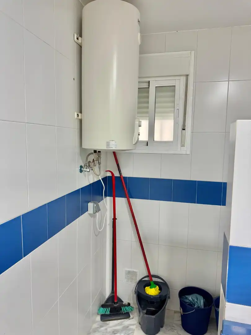 Badezimmer von Wohnungen zum Verkauf in Badajoz mit Klimaanlage, Heizung und Terrasse