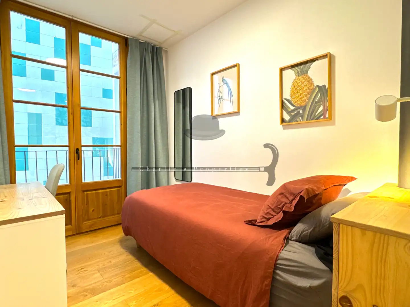Dormitori de Apartament en venda en Barcelona amb Aire condicionat, Calefacció i Parquet