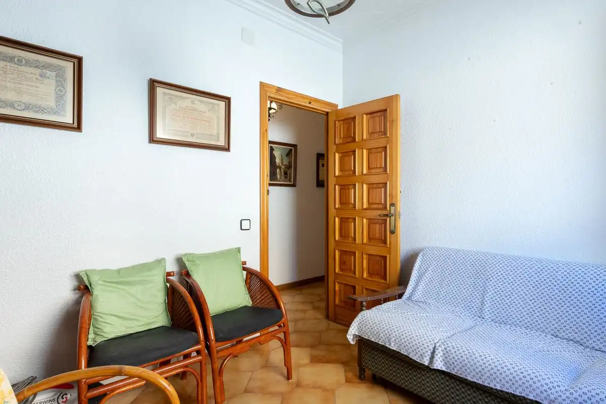 Wohnzimmer von Country house zum Verkauf in Mogente / Moixent mit Klimaanlage, Heizung und Terrasse