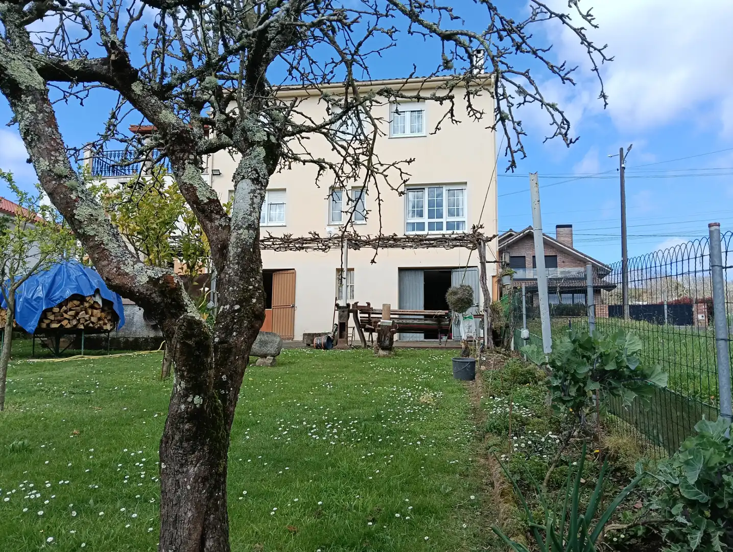 Vista exterior de Casa o chalet en venta en Oza dos Ríos con Calefacción, Jardín privado y Terraza