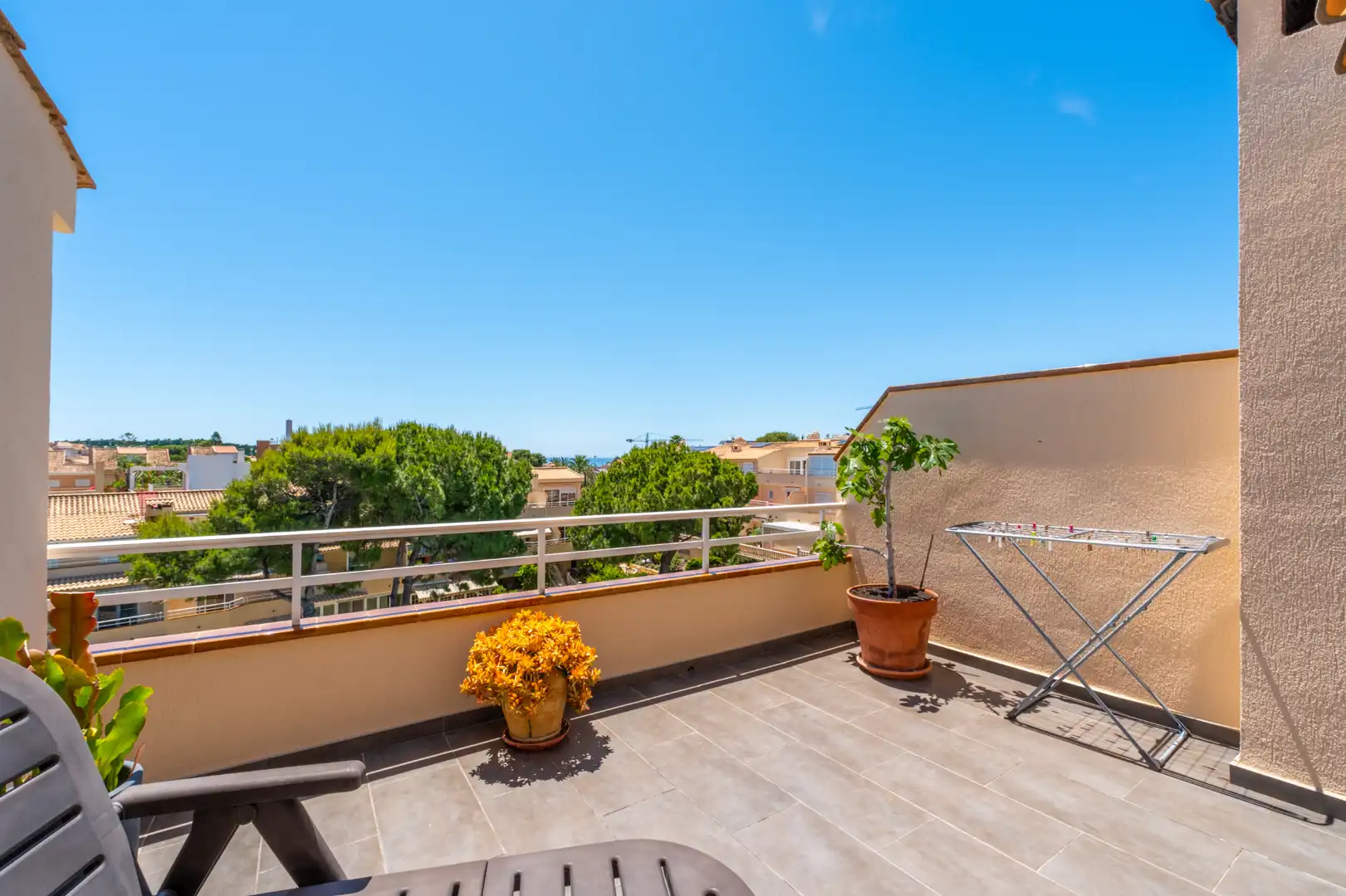 Terrassa de Casa adosada en venda en Alicante / Alacant amb Aire condicionat, Calefacció i Terrassa