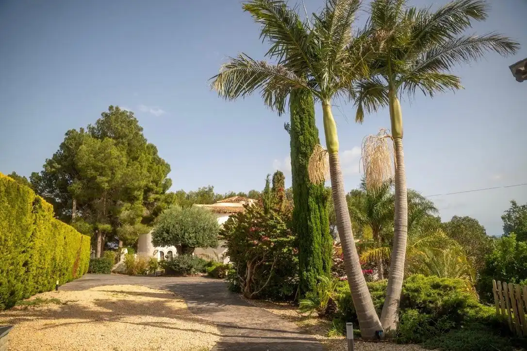 Vista exterior de Casa o chalet en venta en Altea con Aire acondicionado, Jardín privado y Terraza