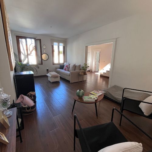 Living room of House or chalet for sale in Algeciras  with Private garden, Parquet flooring and Terrace