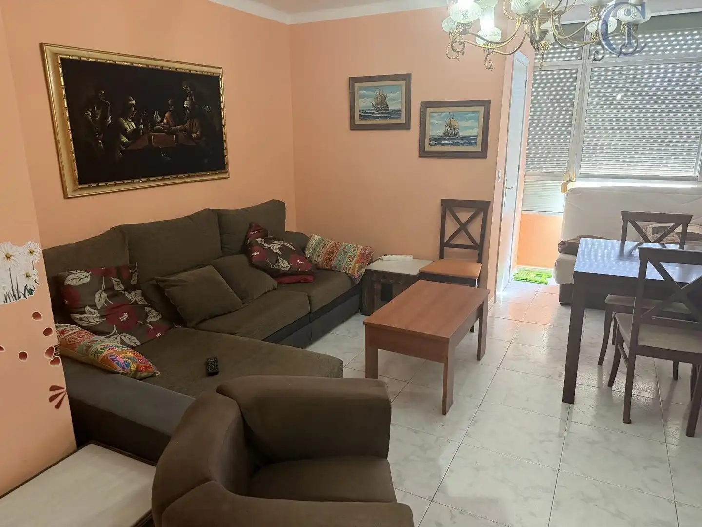 Sala de estar de Piso en venta en Cádiz con Aire acondicionado
