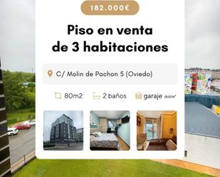 Exterior view of Flat for sale in Oviedo   with Heating, Parquet flooring and Storage room