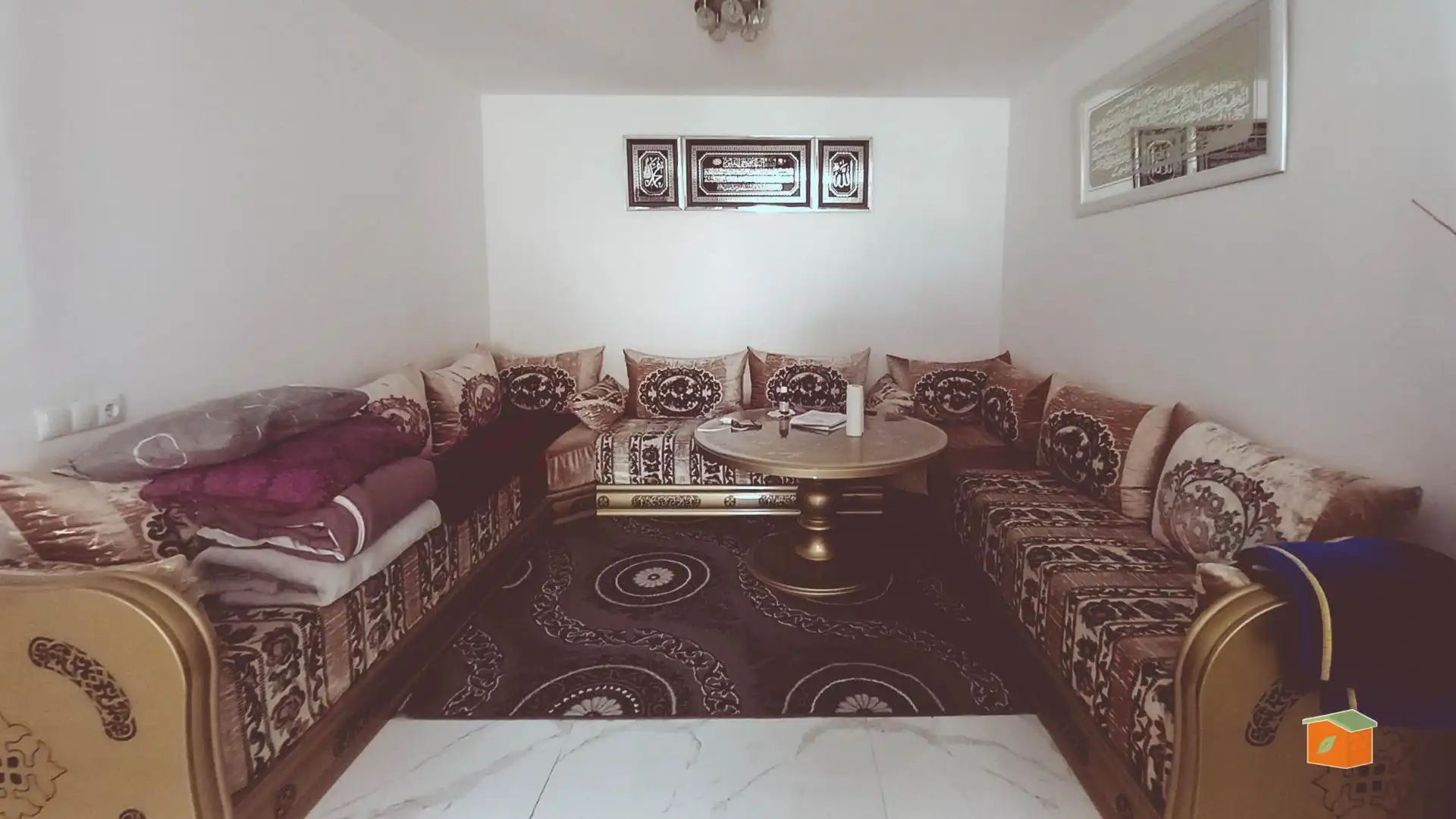 Sala d'estar de Casa adosada en venda en Amposta amb Aire condicionat i Terrassa