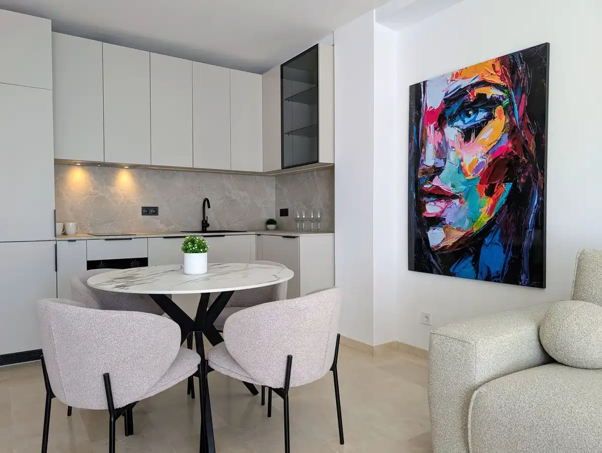 Cocina de Ático en venta en Estepona con Aire acondicionado y Terraza