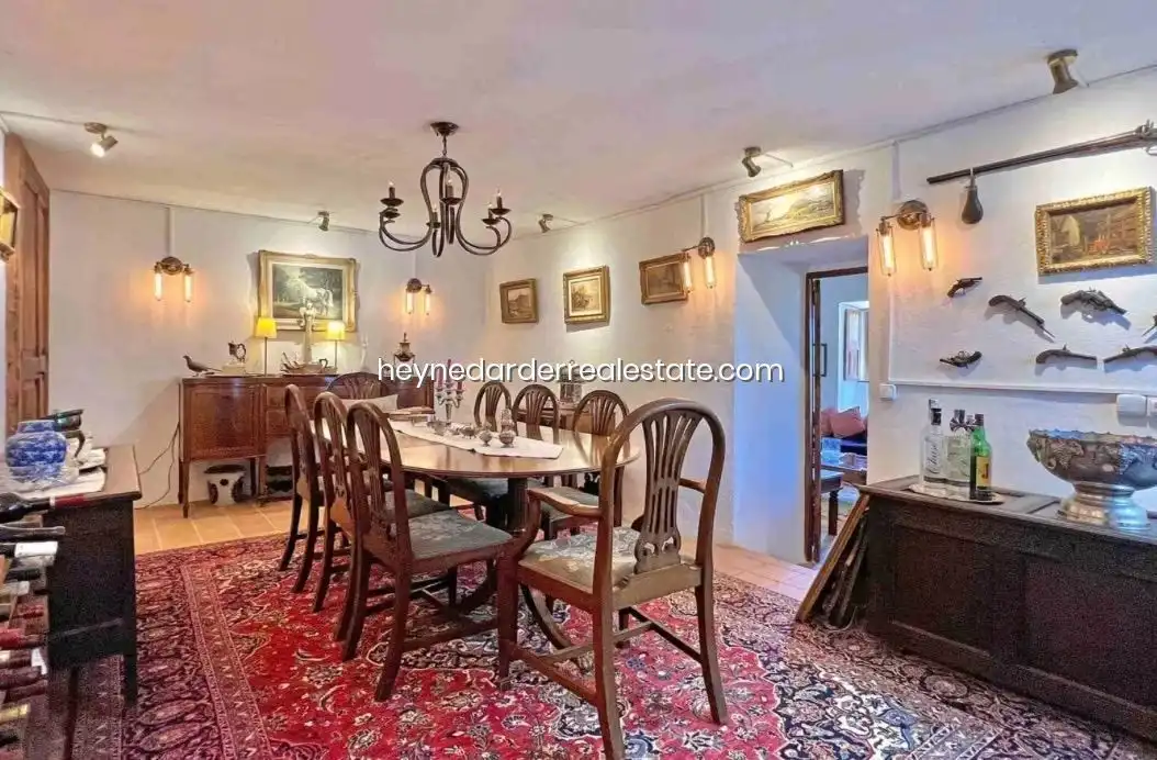Dining room of Houses for sale in Andratx  with Air Conditioner, Private garden and Storage room